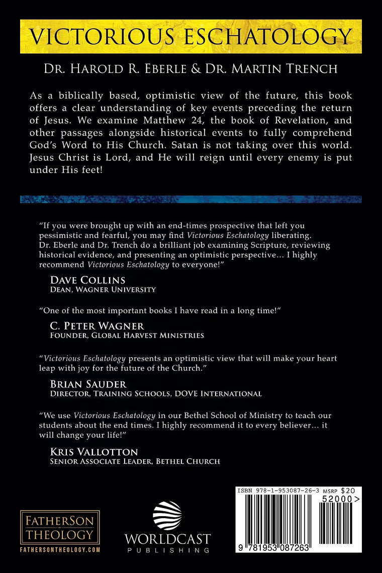 Victorious Eschatology: A Partial Preterist View — back cover