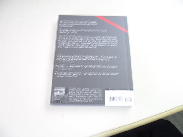 Severance: Stories — back cover