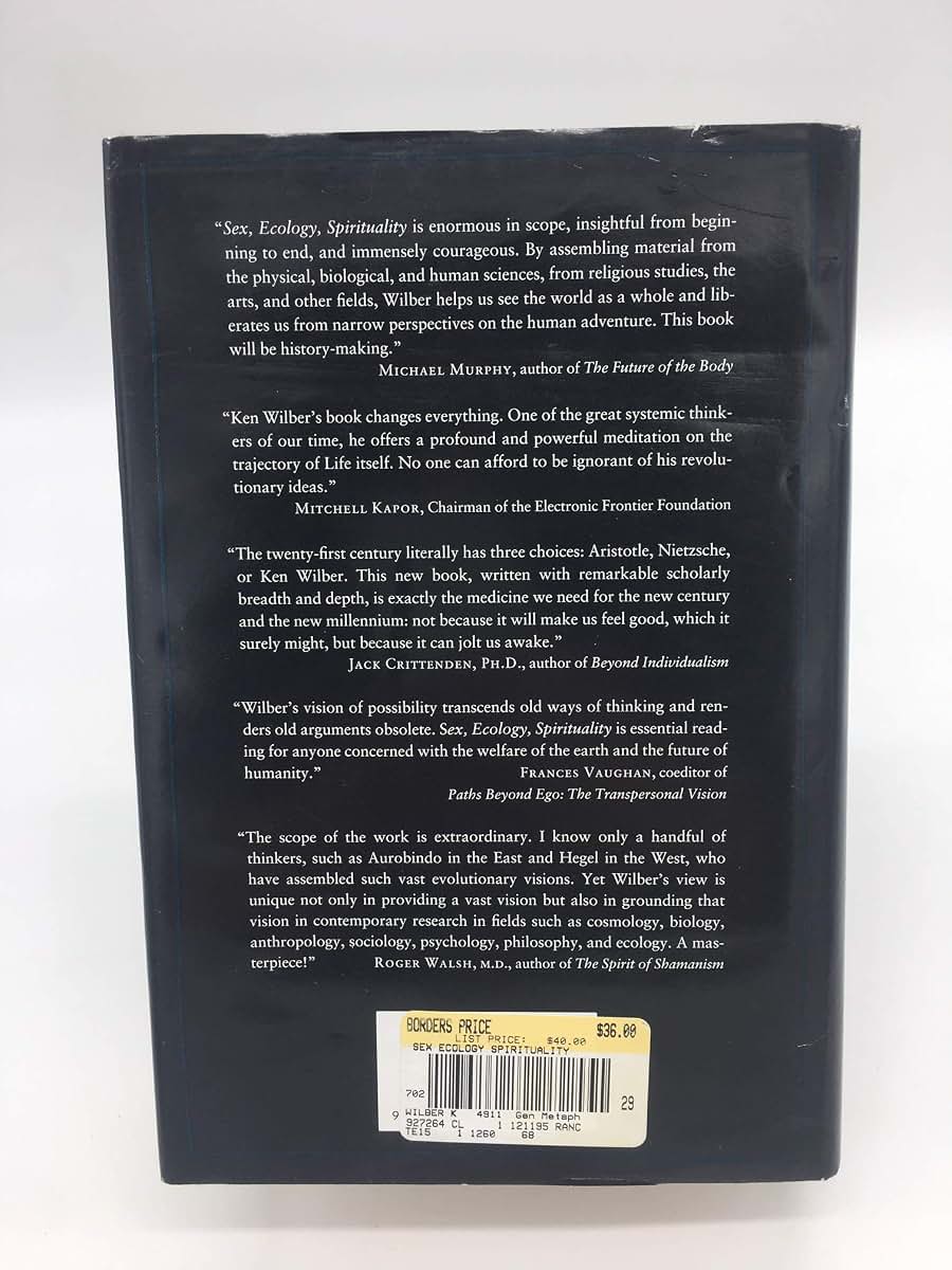 Sex, Ecology, Spirituality: The Spirit of Evolution by Wilbe