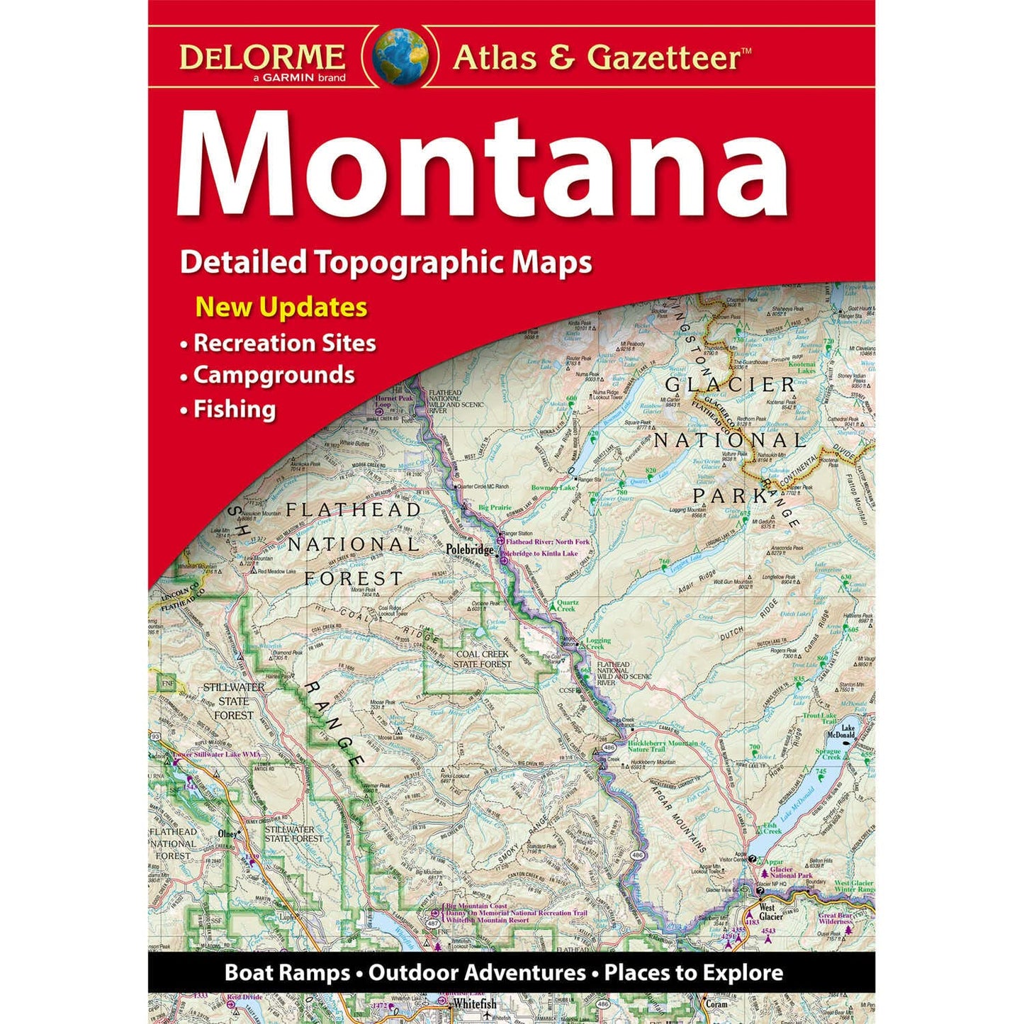 Montana Atlas & Gazetteer (Delorme Atlas & Gazetteer) by Del
