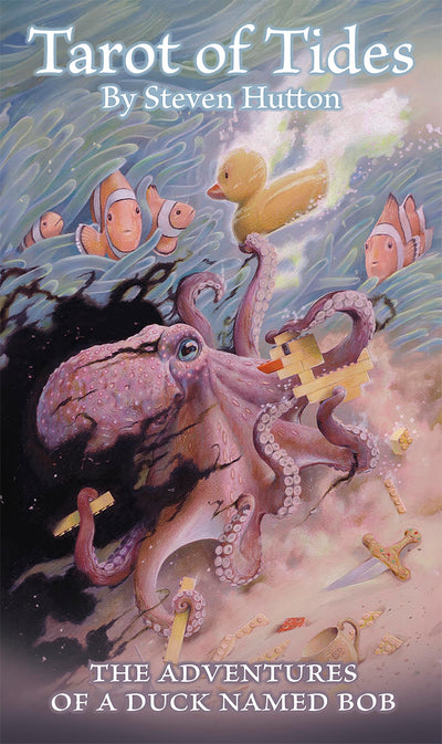 Tarot of Tides: The Adventures of a Duck Named Bob-Unique 78-Card Tarot Deck and 164-Page Guidebook, Imaginative Storytelling, Fantasy Artwork, Toy Duck Heros Journey