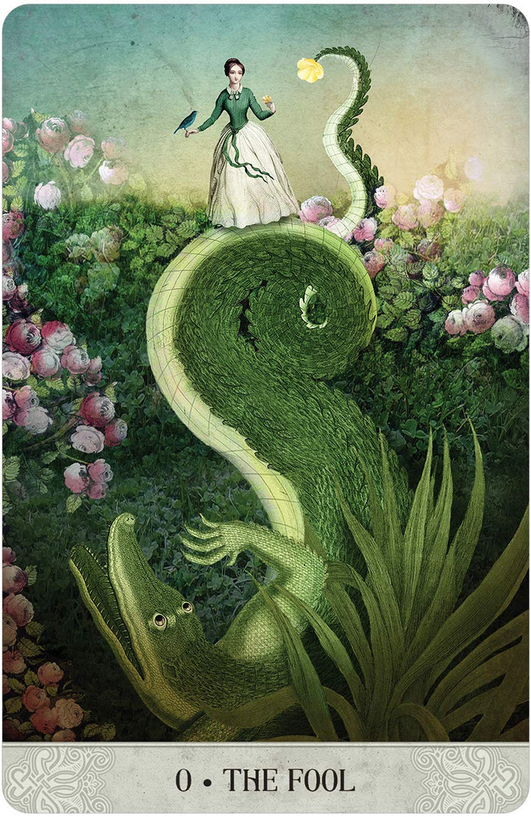 Tarot of Mystical Moments: 83-Card Borderless Tarot Deck, Silver Gilt Edges and Glossy Finish, Created by Visionary Artist Catrin Welz-Stein, Collage ... for Customizable Readings, 96-Page Guidebook — back cover
