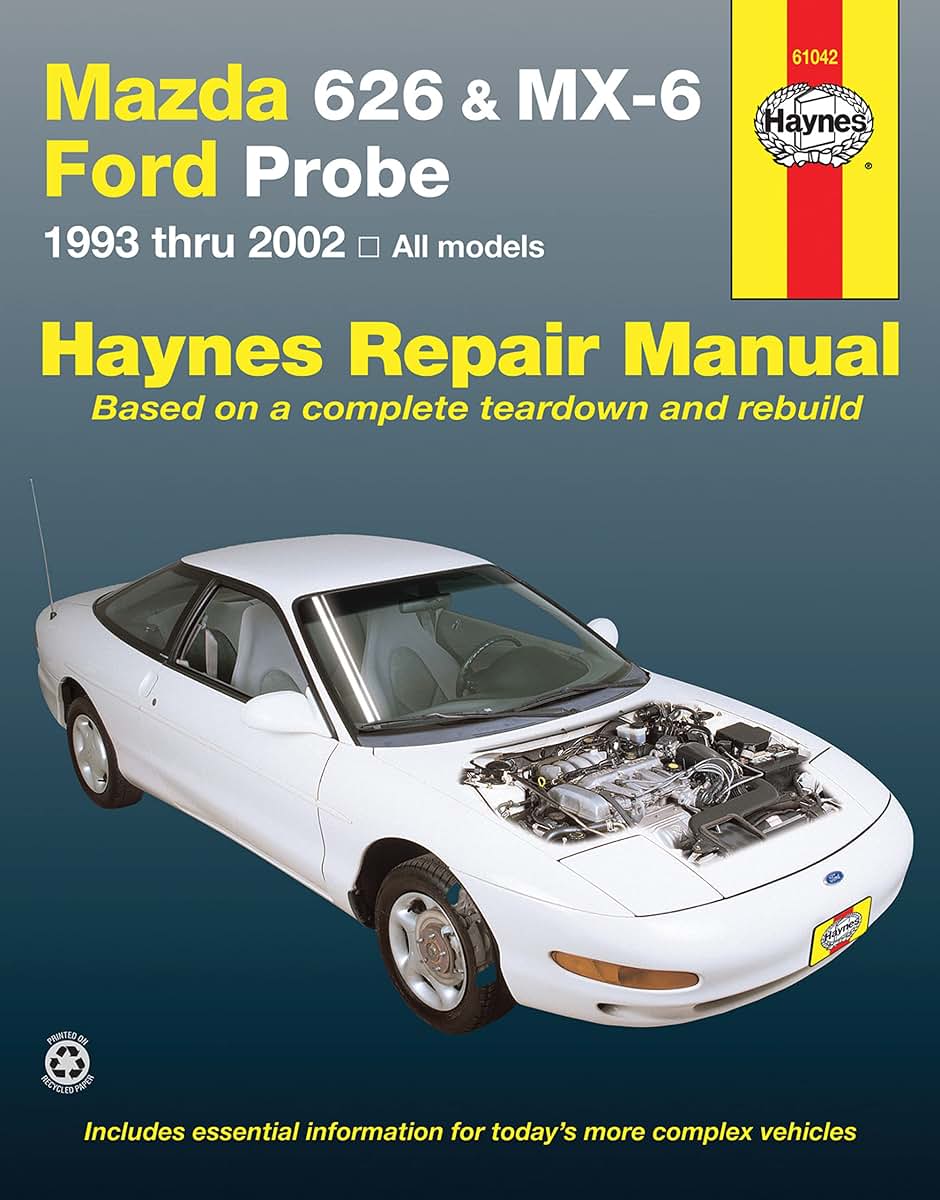 Mazda 626, MX-6 & Ford Probe (93-02) Haynes Repair Manual (USA) (Paperback)