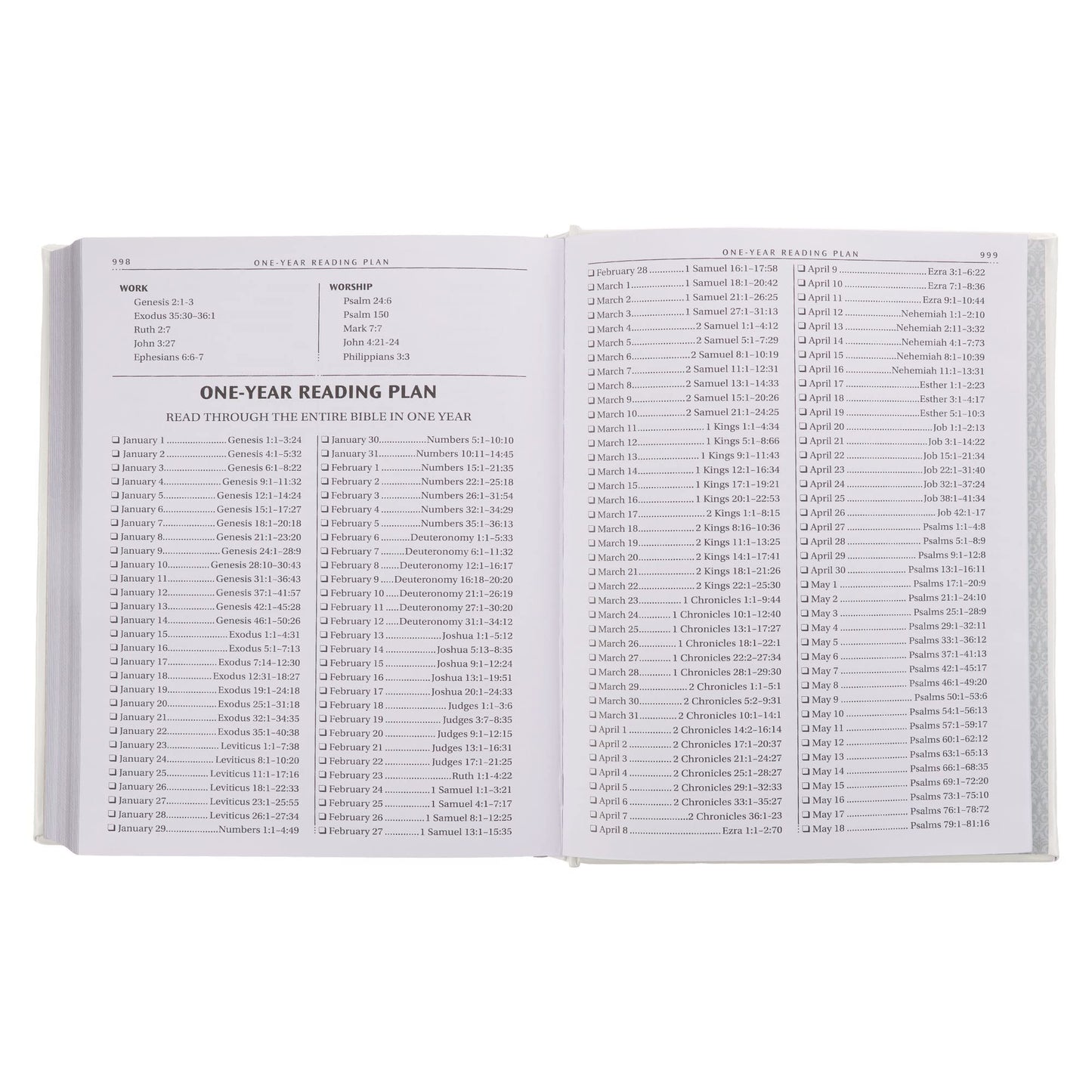 KJV Holy Bible, Classically Illustrated Heirloom Family Bible, Faux Leather Hardcover - Ribbon Markers, King James Version, White/Silver (KJV Family Editions)