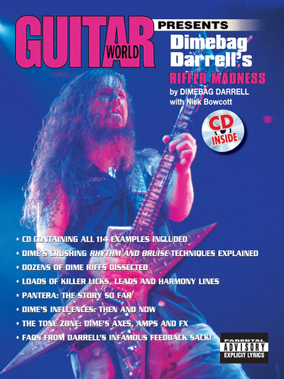 Guitar World Presents Dimebag Darrell's Riffer Madness: Book & Online Audio