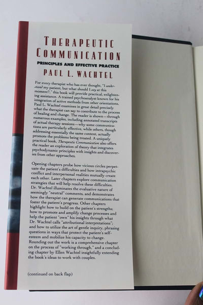 Therapeutic Communication: Principles and Effective Practice