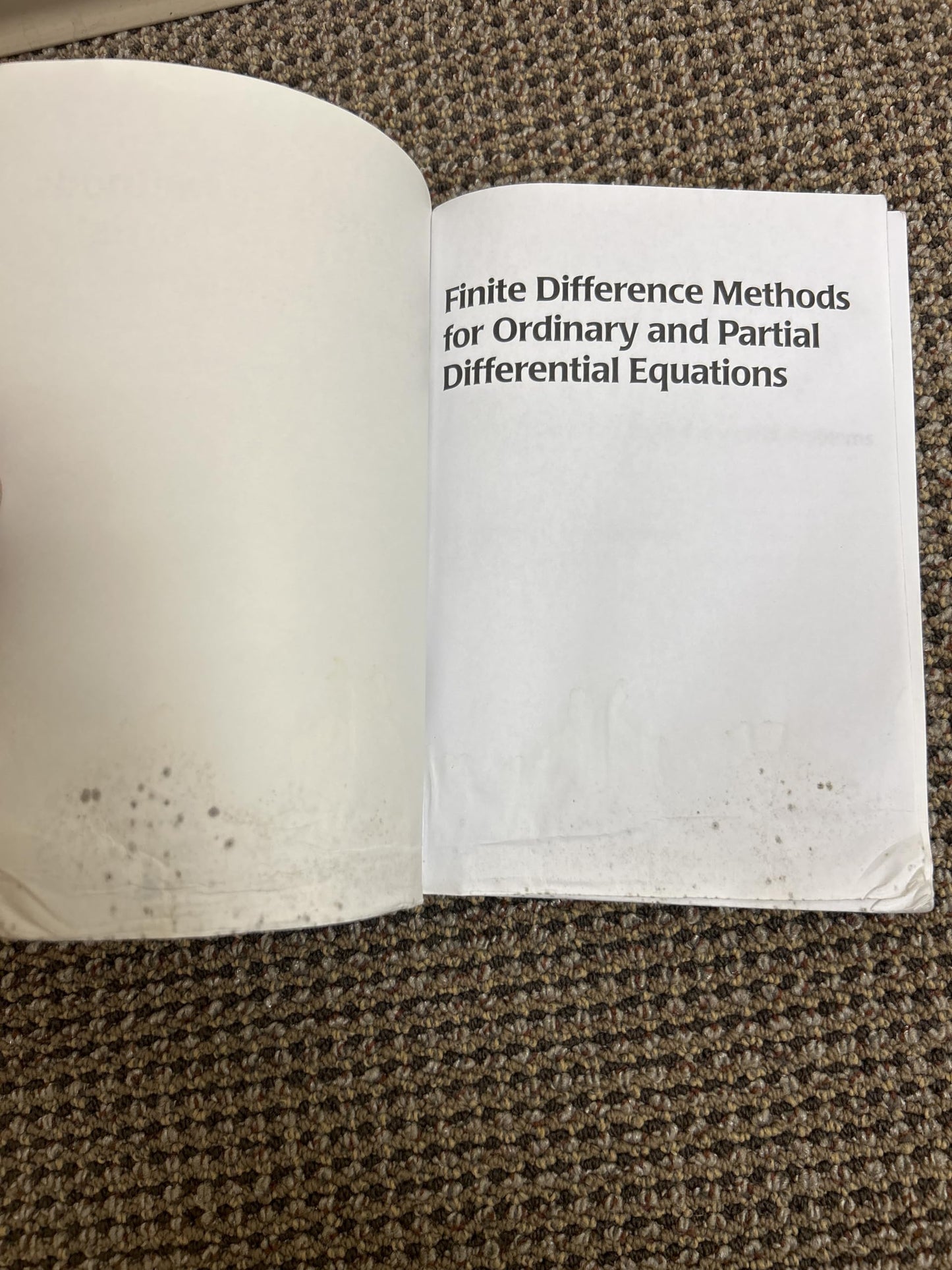 Finite Difference Methods for Ordinary and Partial Differential Equations: Steady-State and Time-dependent Problems