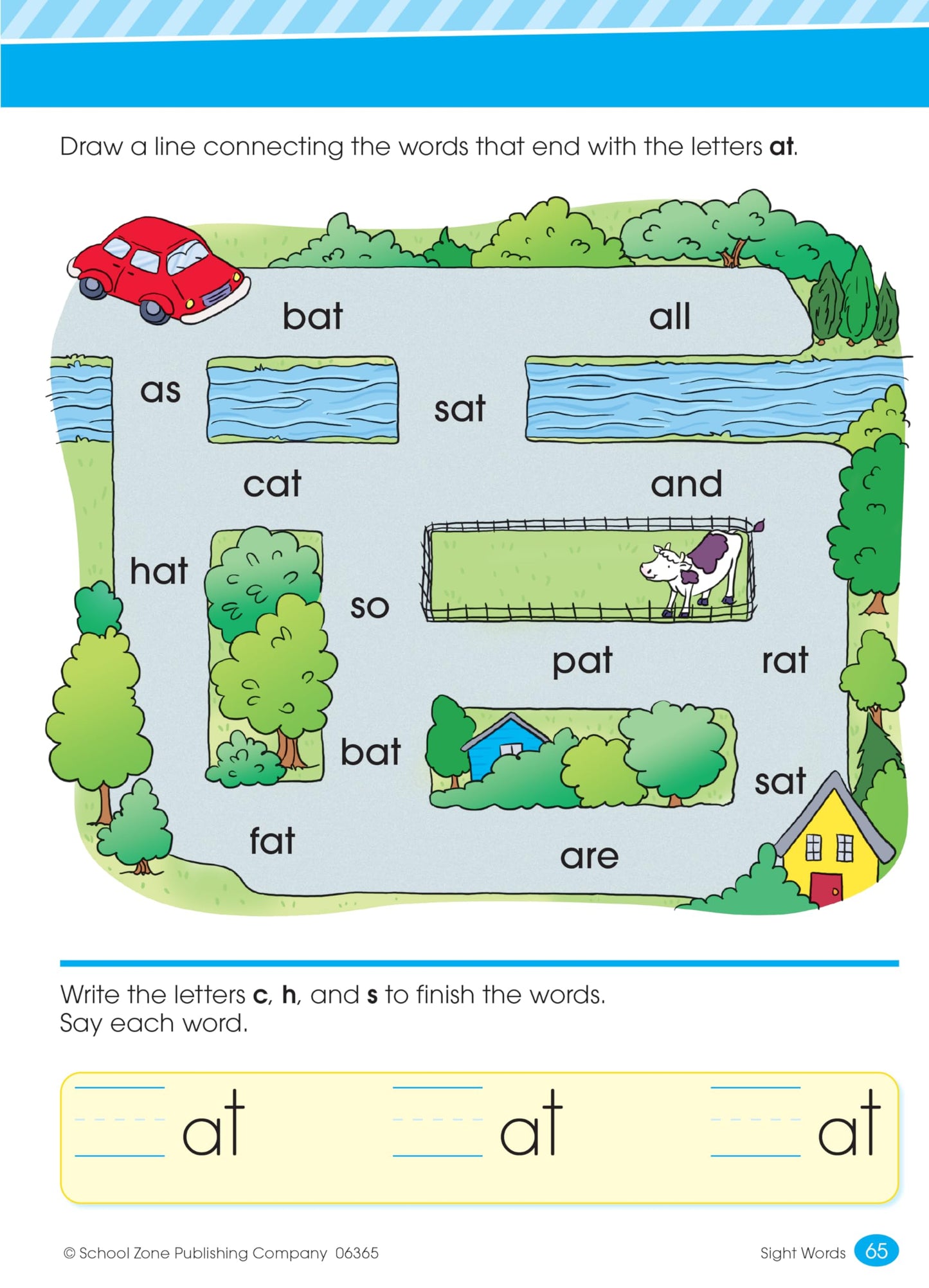 School Zone Big Reading 1-2 Workbook: 320 Pages, 1st Grade, 2nd Grade, Story Order, Parts of Speech, Comprehension, Phonics, Vowels, Ages 6-8