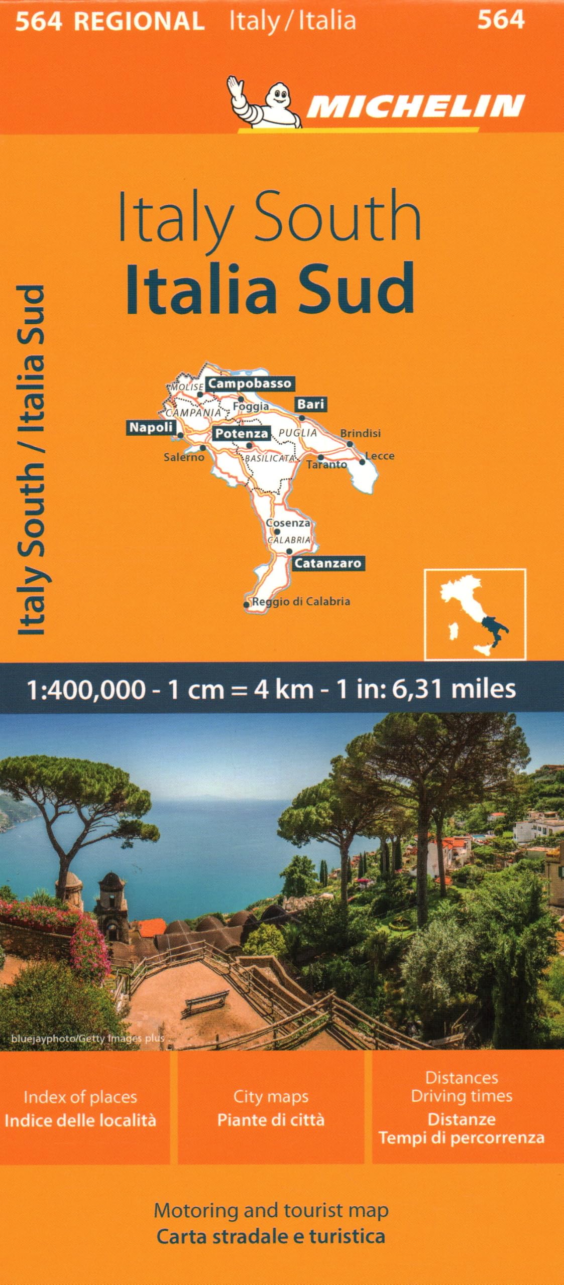 Michelin Map Italy: South (Maps/Regional (Michelin))