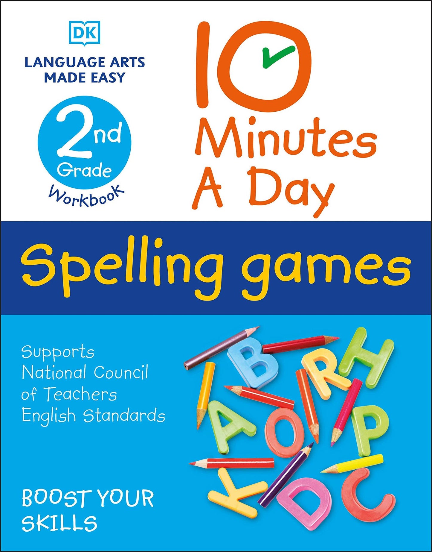 10 Minutes a Day Spelling Games, 2nd Grade
