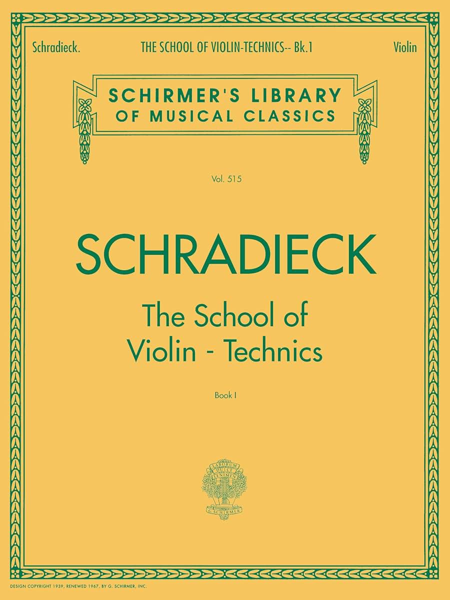 School of Violin Technics - Book 1: Exercises for Promoting Dexterity