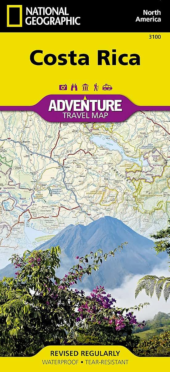 Costa Rica (National Geographic Adventure Map)