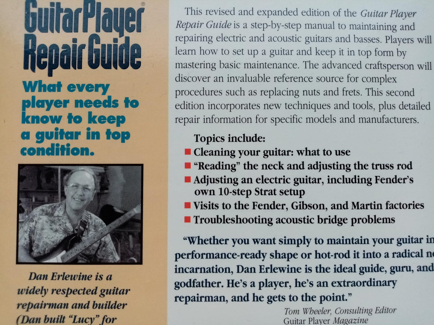 Guitar Player Repair Guide by Dan Erlewine