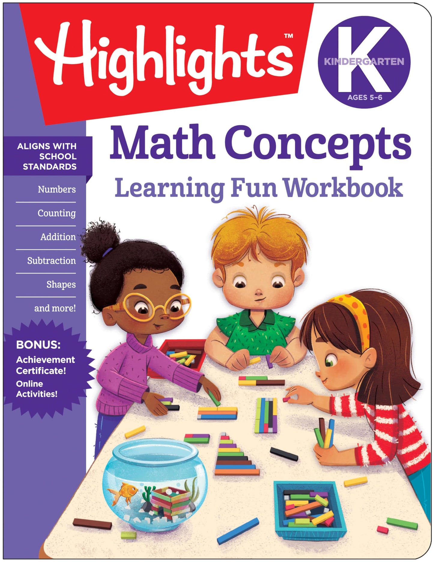 Kindergarten Math Concepts (Highlights Learning Fun Workbooks)