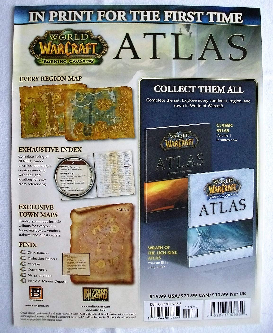 World of Warcraft Atlas: The Burning Crusade