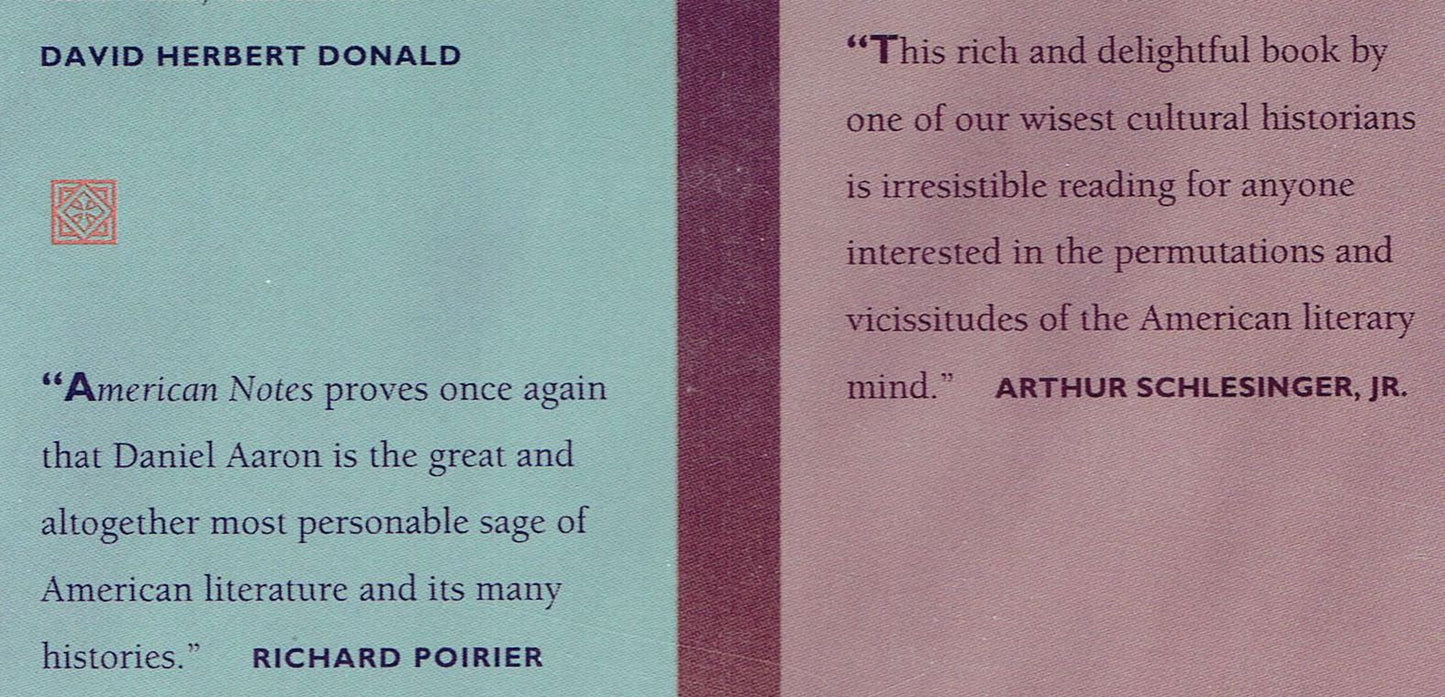American Notes: Selected Essays