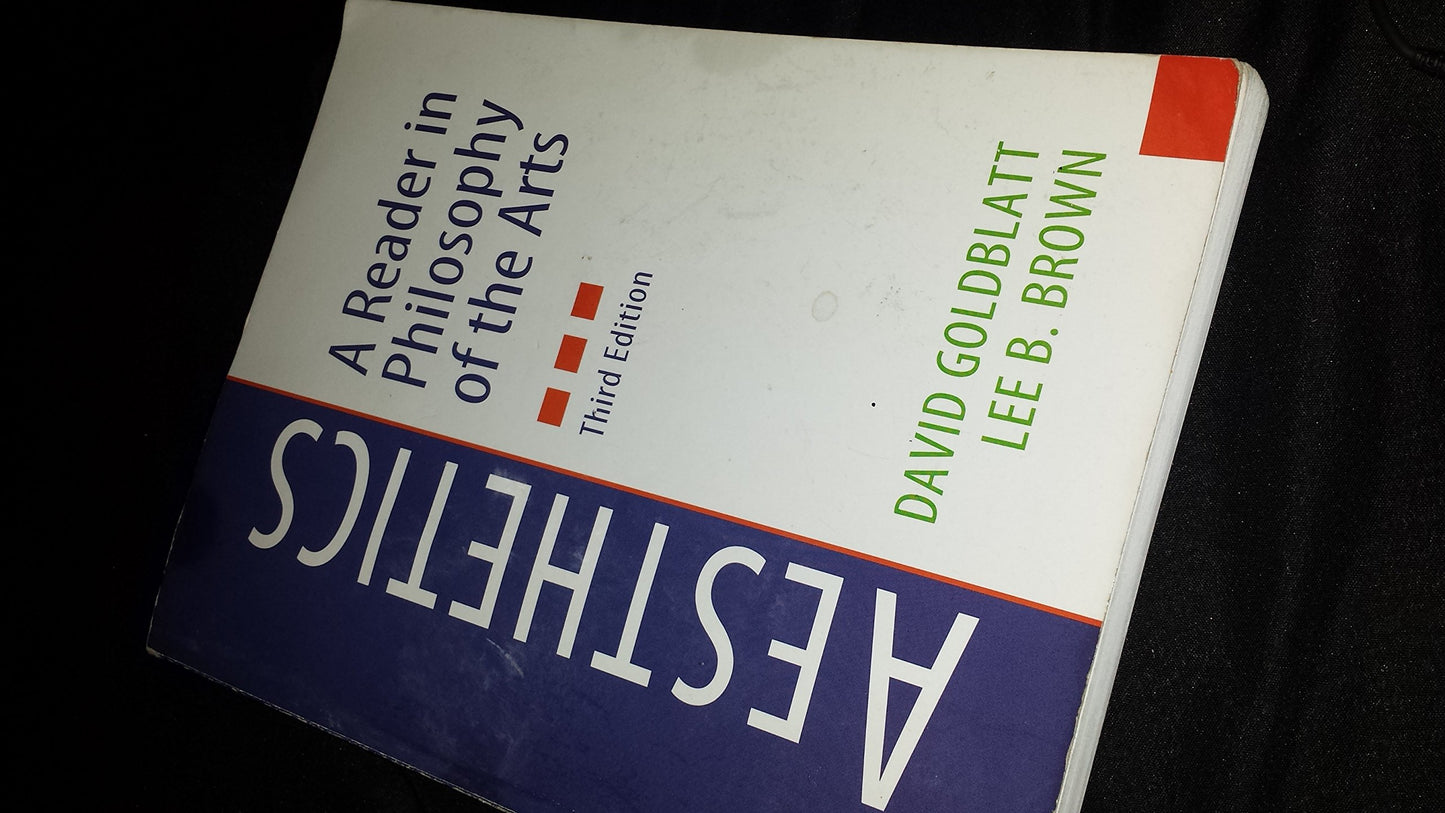 Aesthetics (3rd Edition) by Goldblatt, David