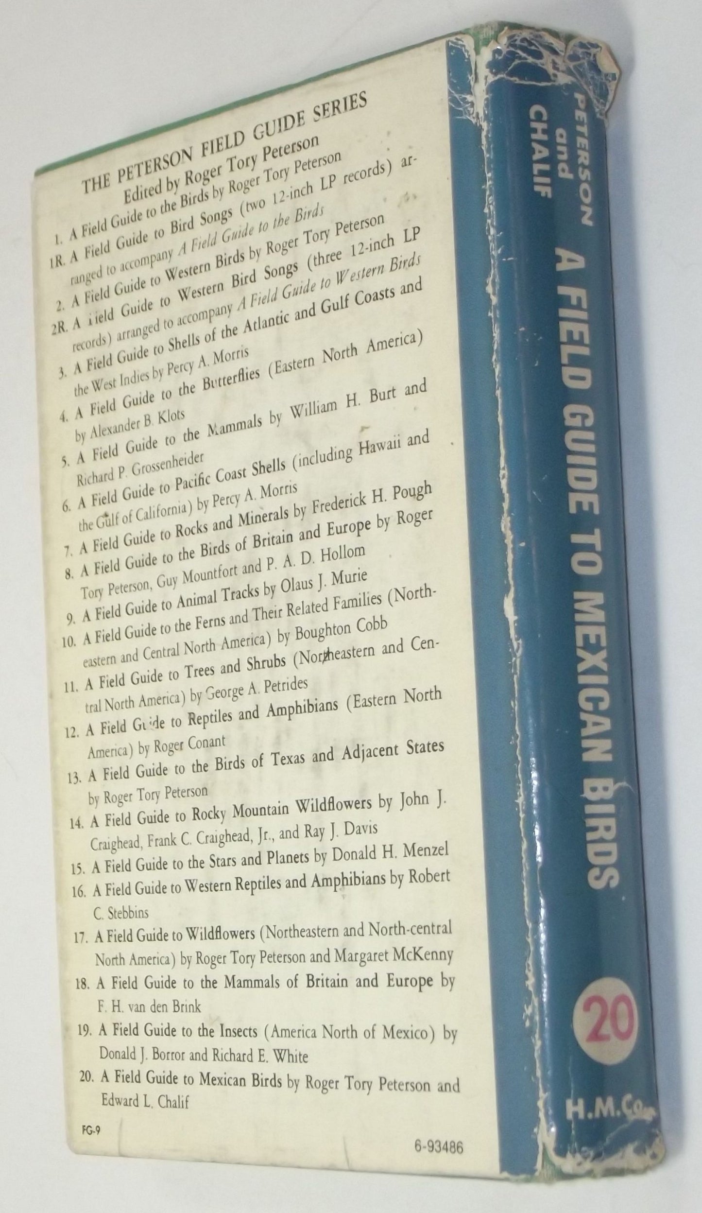 A Field Guide to Mexican Birds: Field Marks of All Species F