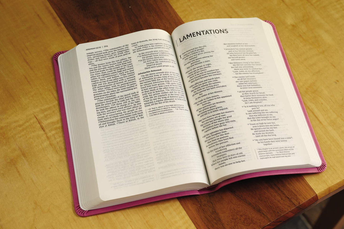NIV Value Thinline Bible Leathersoft Pink Comfort Print