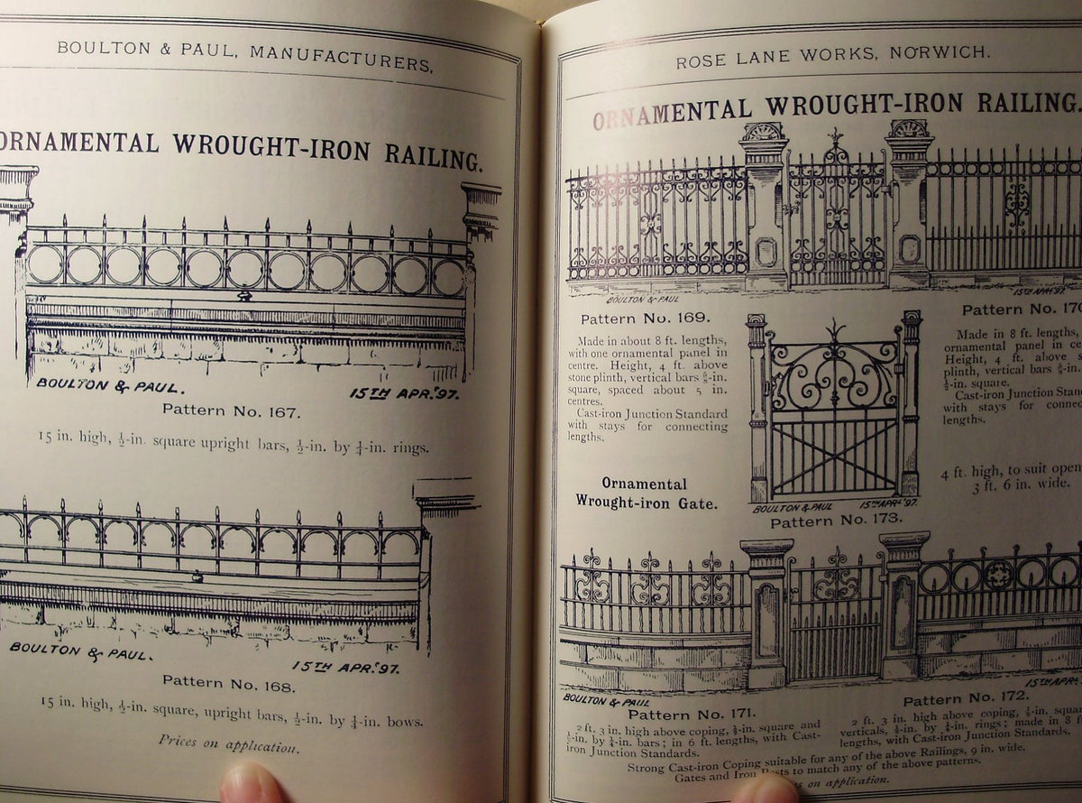 Boulton and Paul, Ltd. 1898 Catalogue, Rose Lane Works, Norwich