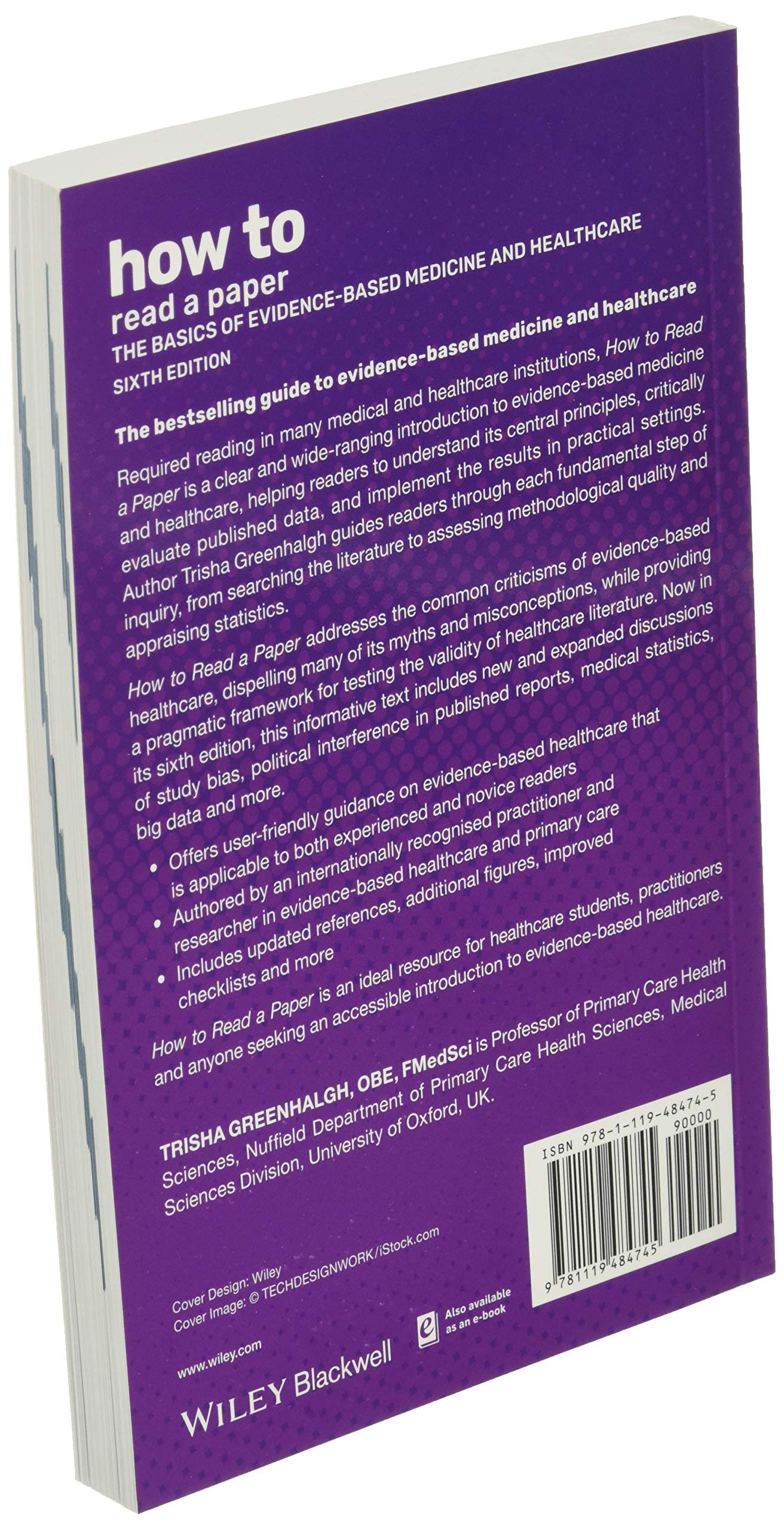 How to Read a Paper: The Basics of Evidence-based Medicine and Healthcare