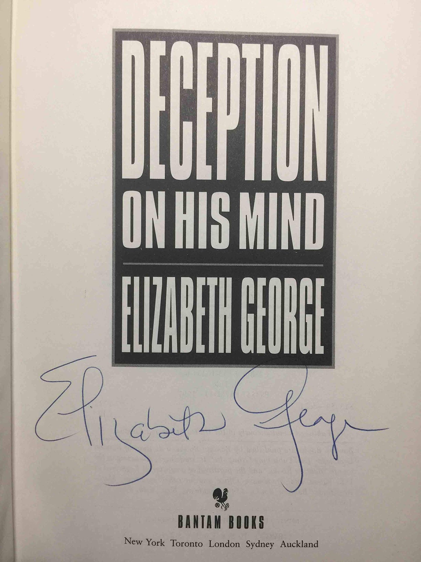 Deception on His Mind