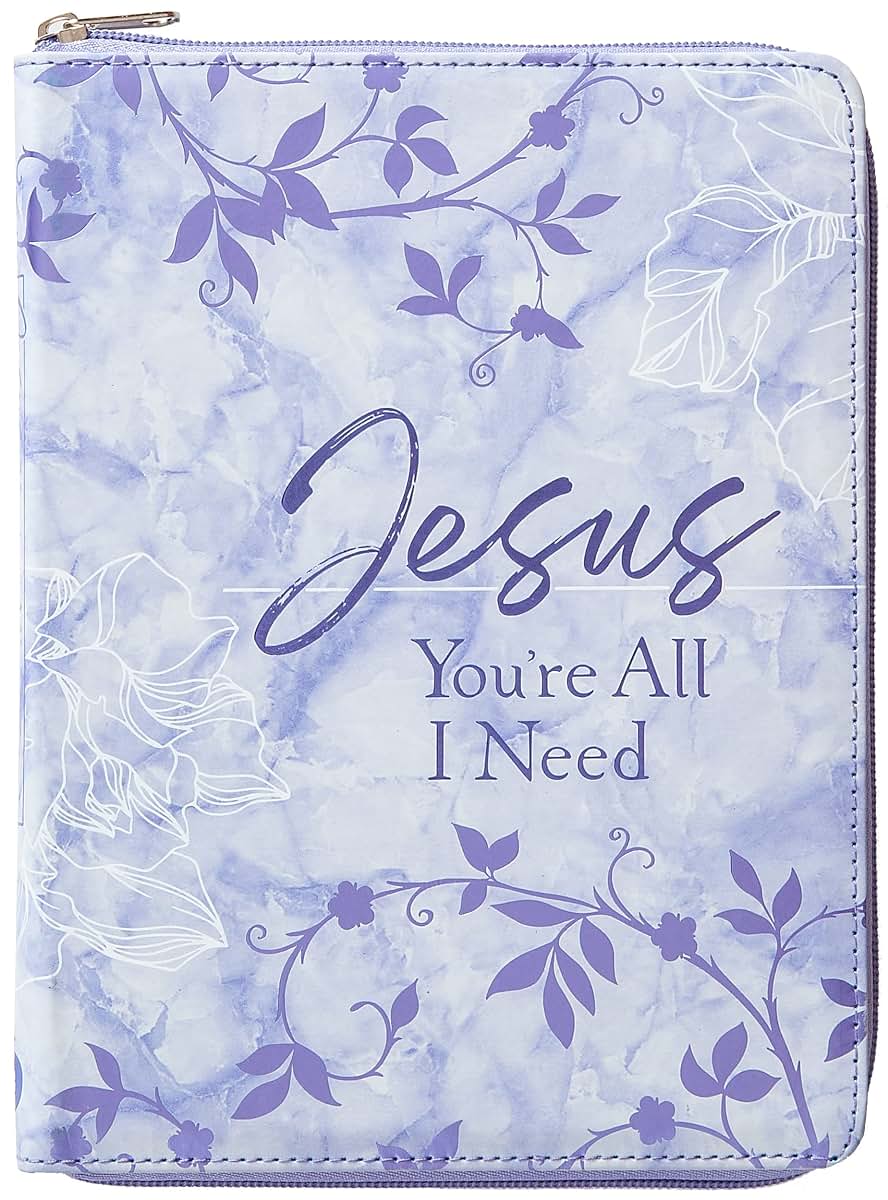 Jesus Youre All I Need ziparound devotional