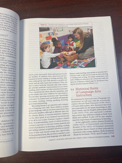 Early Childhood Experiences in Language Arts: Early Literacy