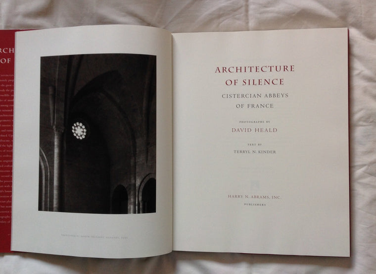 Architecture of Silence: Cistercian Abbeys of France — back cover