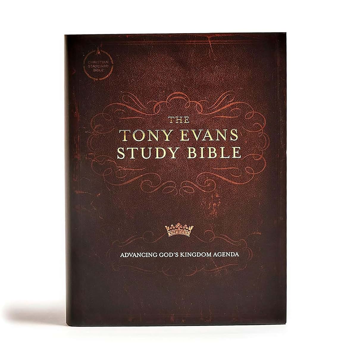 CSB Tony Evans Study Bible, Hardcover, Black Letter, Study Notes and Commentary, Articles, Videos, Charts, Easy-to-Read Bible Serif Type