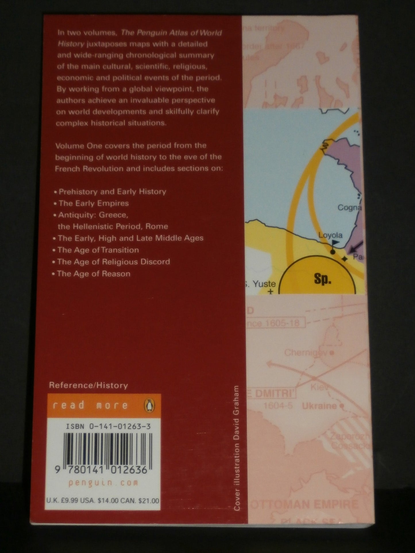 The Penguin Atlas of World History: Volume 1: From Prehistory to the Eve of the French Revolution (Penguin Reference Books)