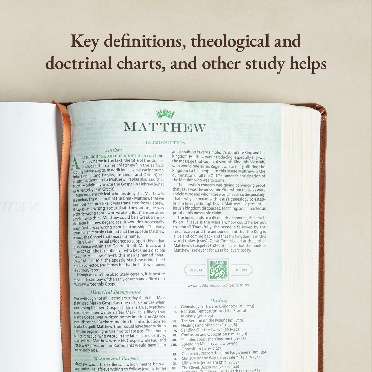 NASB Tony Evans Study Bible, Brown LeatherTouch, Black Letter, Study Notes and Commentary, Articles, Videos, Charts, Easy-to-Read Bible Karmnina Type