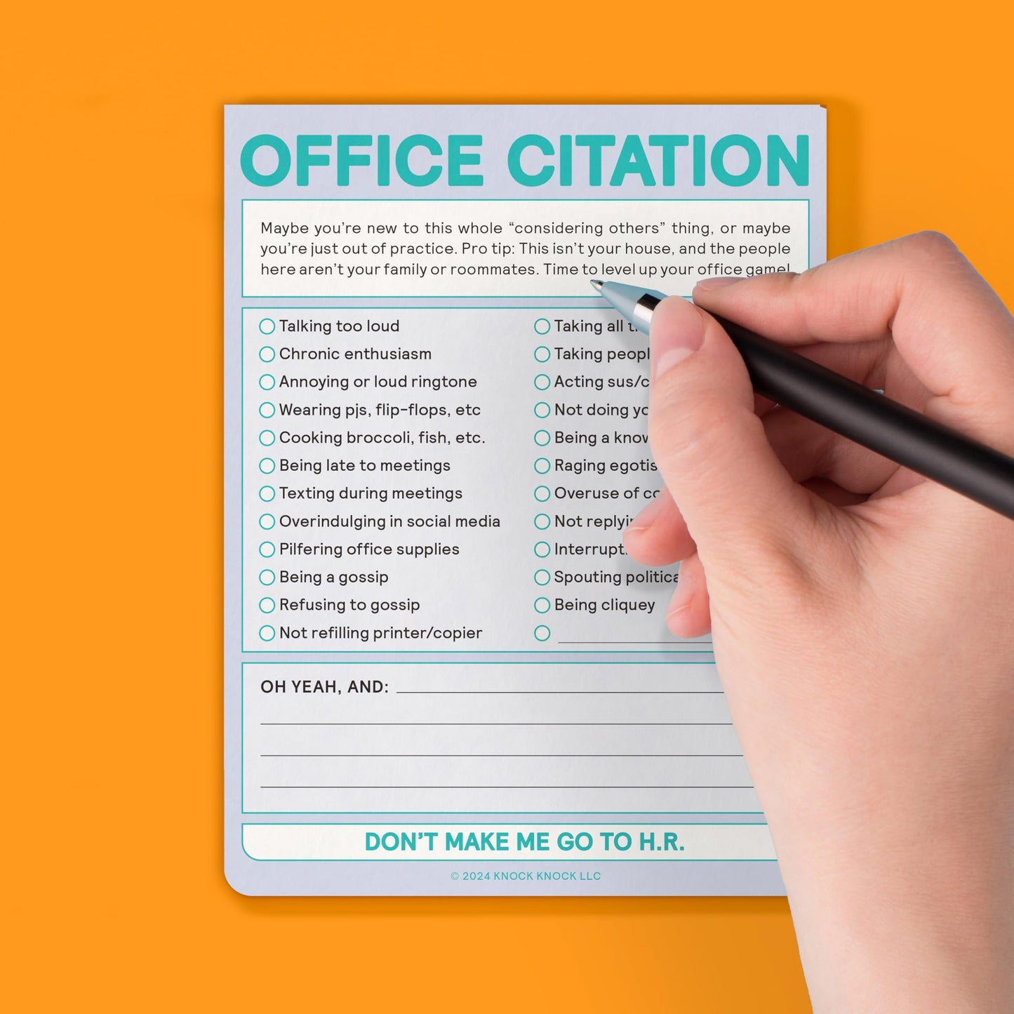 Knock Knock Office Citation Nifty Note (Second Edition) (Knock Knock Nifty Notes)