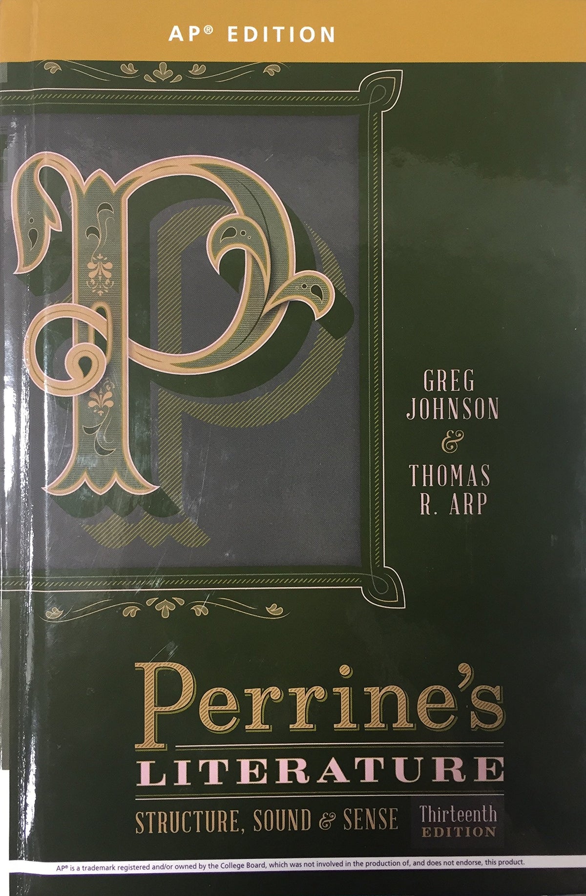 PERRINE'S LITERATURE:STRUCTURE...AP ED.