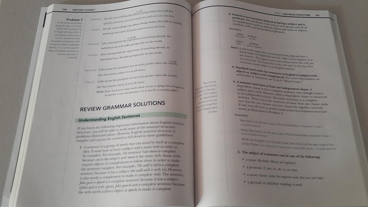 Writing Clearly: Grammar for Editing, 3rd Edition