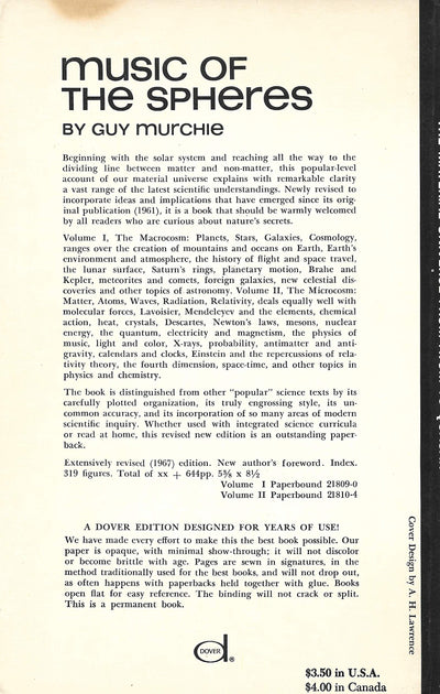 Music of the Spheres: The Material Universe from Atom to Qua