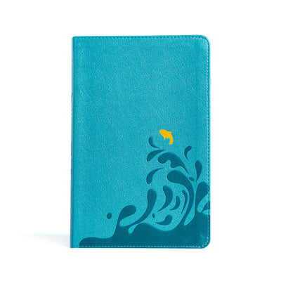 CSB Easy-for-Me Bible for Early Readers, Aqua Blue LeatherTouch, Presentation Page, Highlighted Memory Verses, Learning Helps, Games, Reading Challenges, Easy-to-Read Bible Serif Type