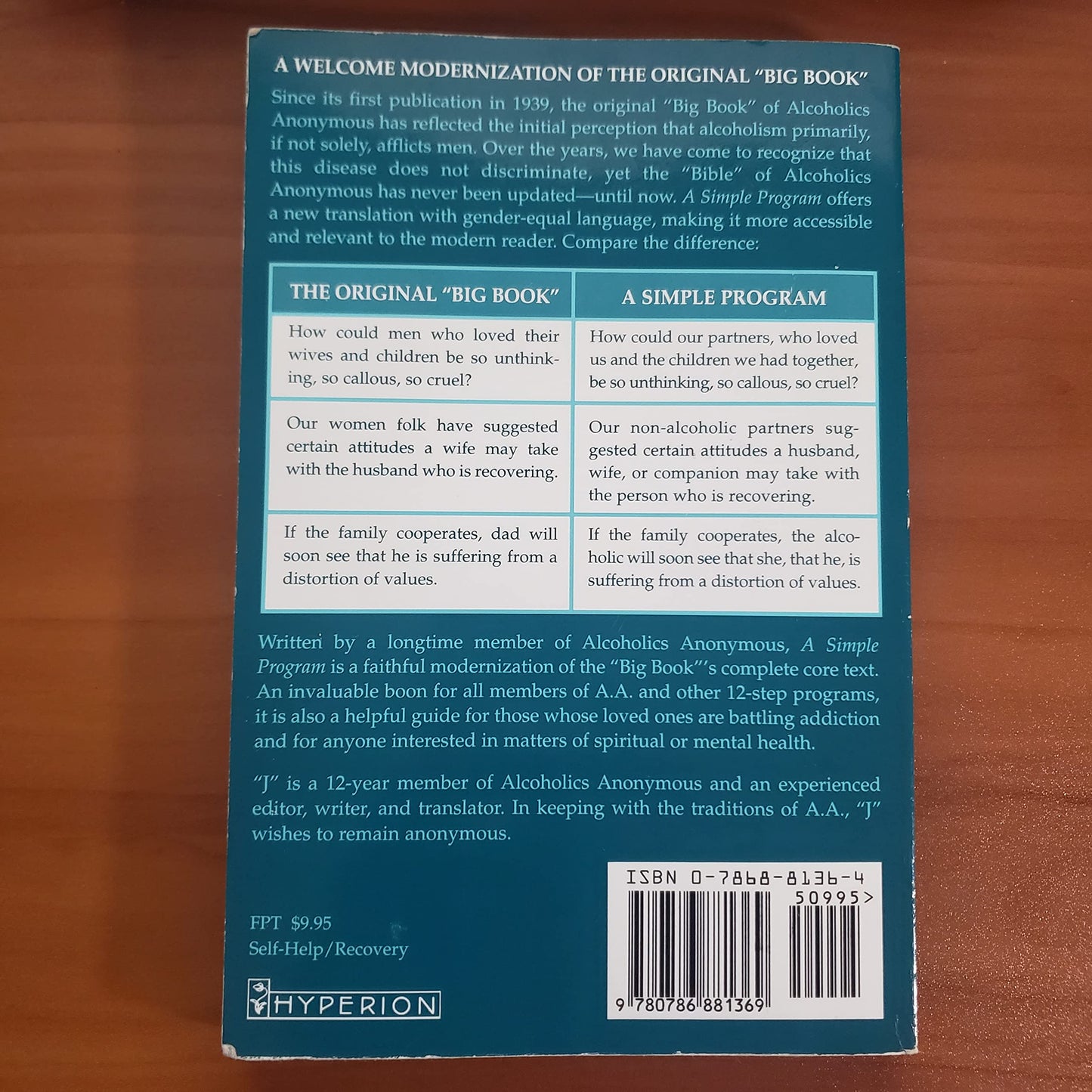 A Simple Program: A Contemporary Translation of the Book, Alcoholics Anonymous