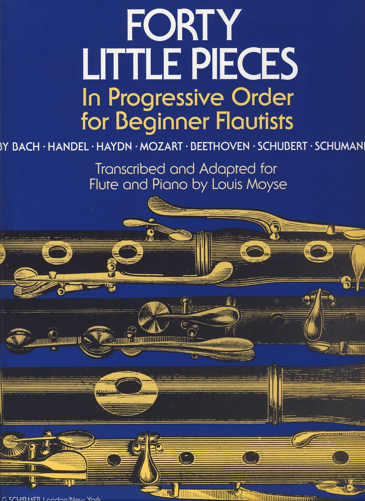 FORTY LITTLE PIECES IN PROGRESSIVE ORDER FOR BEGINNER FLUTISTS