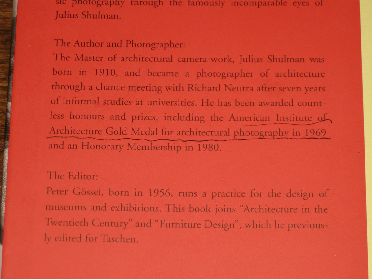 Julius Shulman: Architecture and Its Photography