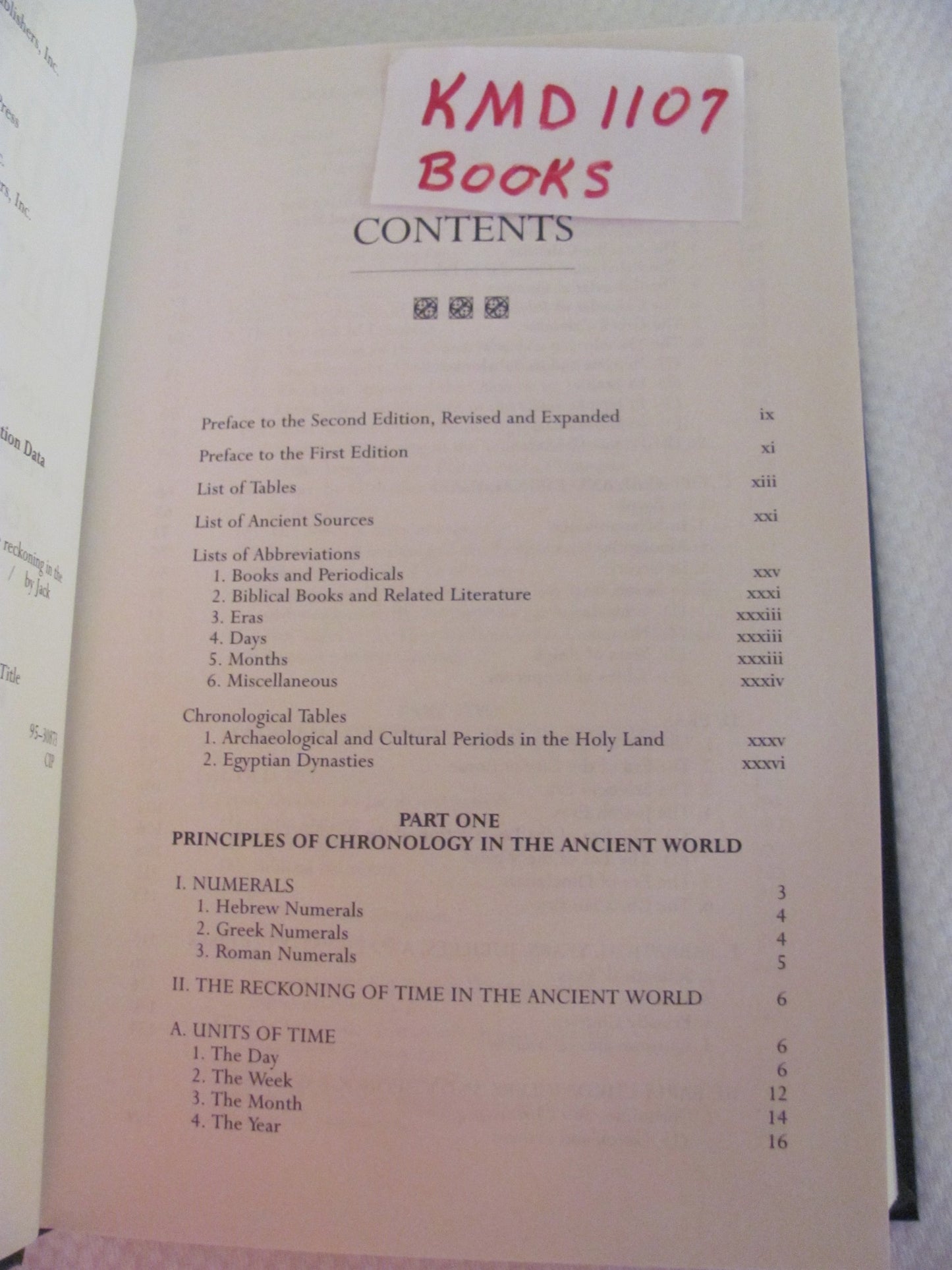 Handbook of Biblical Chronology: Principles of Time Reckoning in the Ancient World and Problems of Chronology in the Bible