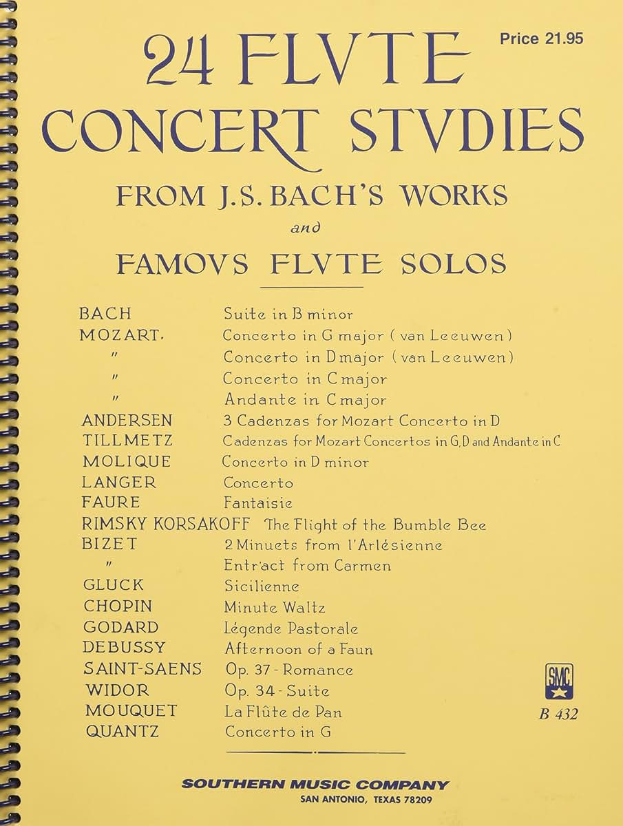24 Flute Concert Studies: Unaccompanied Flute