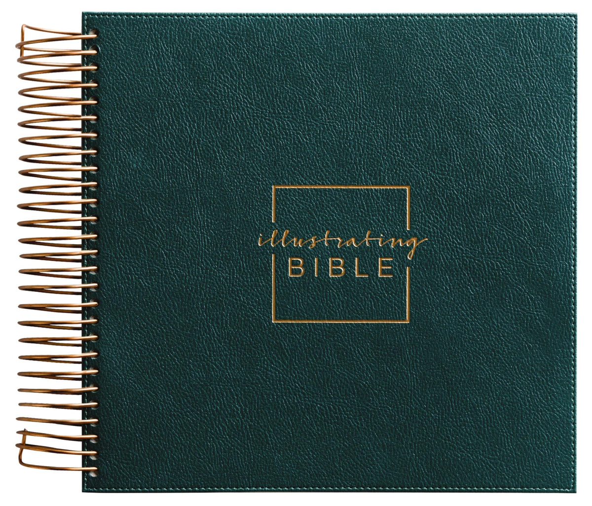 CSB, Spiral-bound Illustrating Bible, Leathersoft Spiral, Green: Draw, Write, and Reflect Your Way Through Scripture