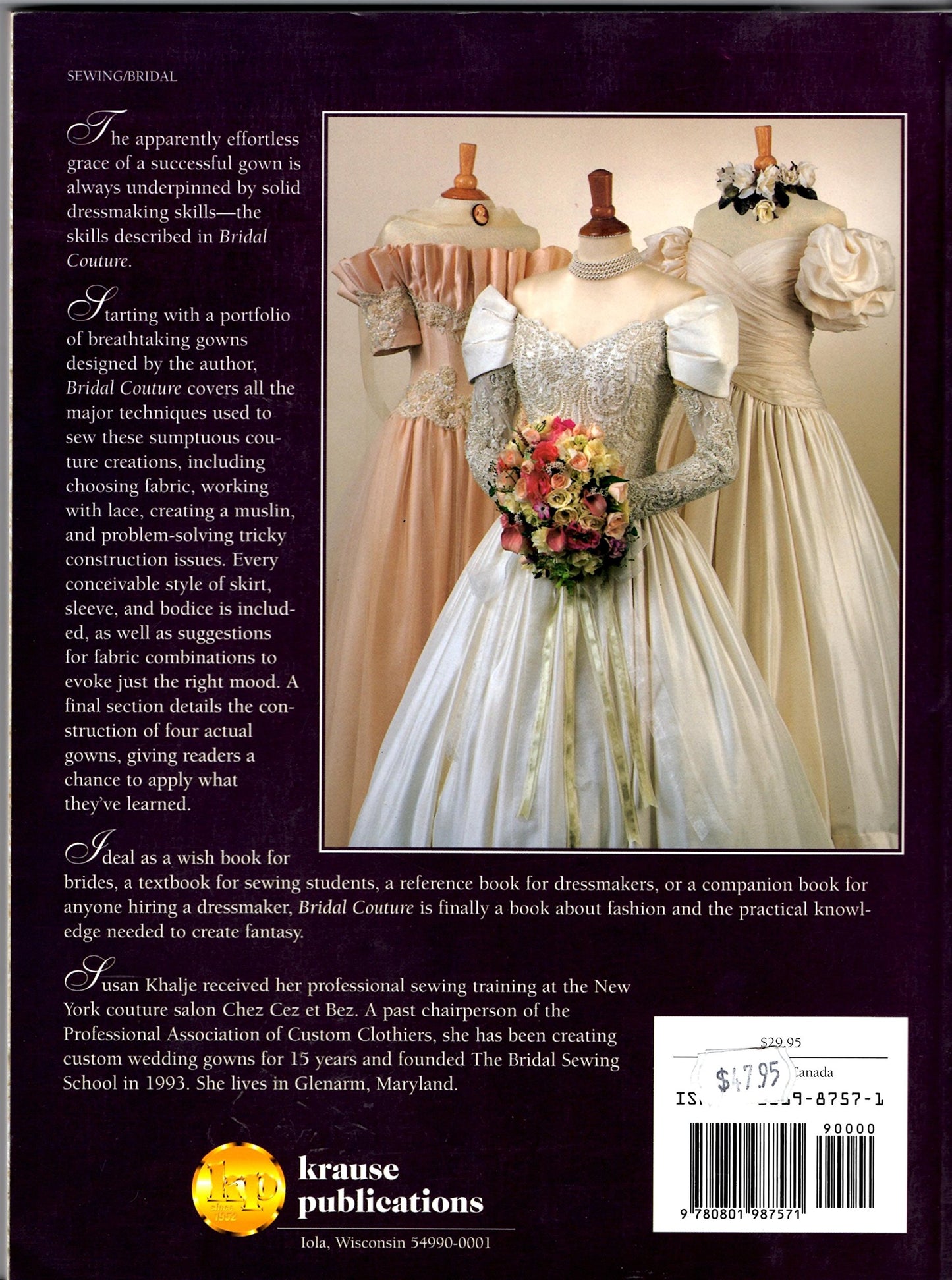 Bridal Couture: Fine Sewing Techniques for Wedding Gowns and