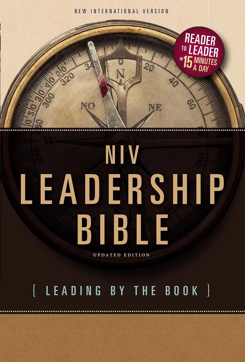 NIV, Leadership Bible, Hardcover: Leading by The Book by Zon