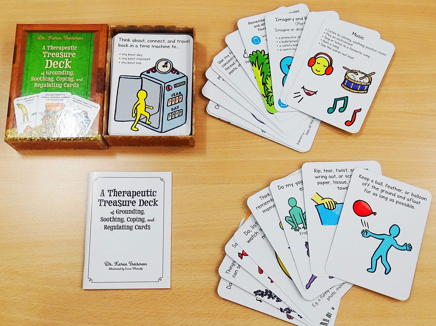 A Therapeutic Treasure Deck of Grounding, Soothing, Coping and Regulating Cards (Therapeutic Treasures Collection)