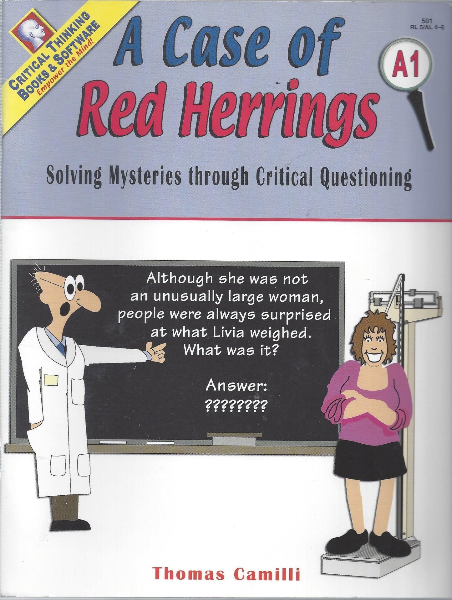 A Case of Red Herrings: Solving Mysteries Through Critical Questioning, Book A1 (Grades 4-6)