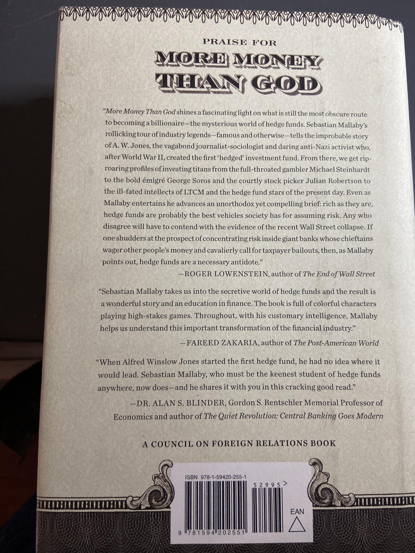More Money Than God: Hedge Funds and the Making of a New Elite