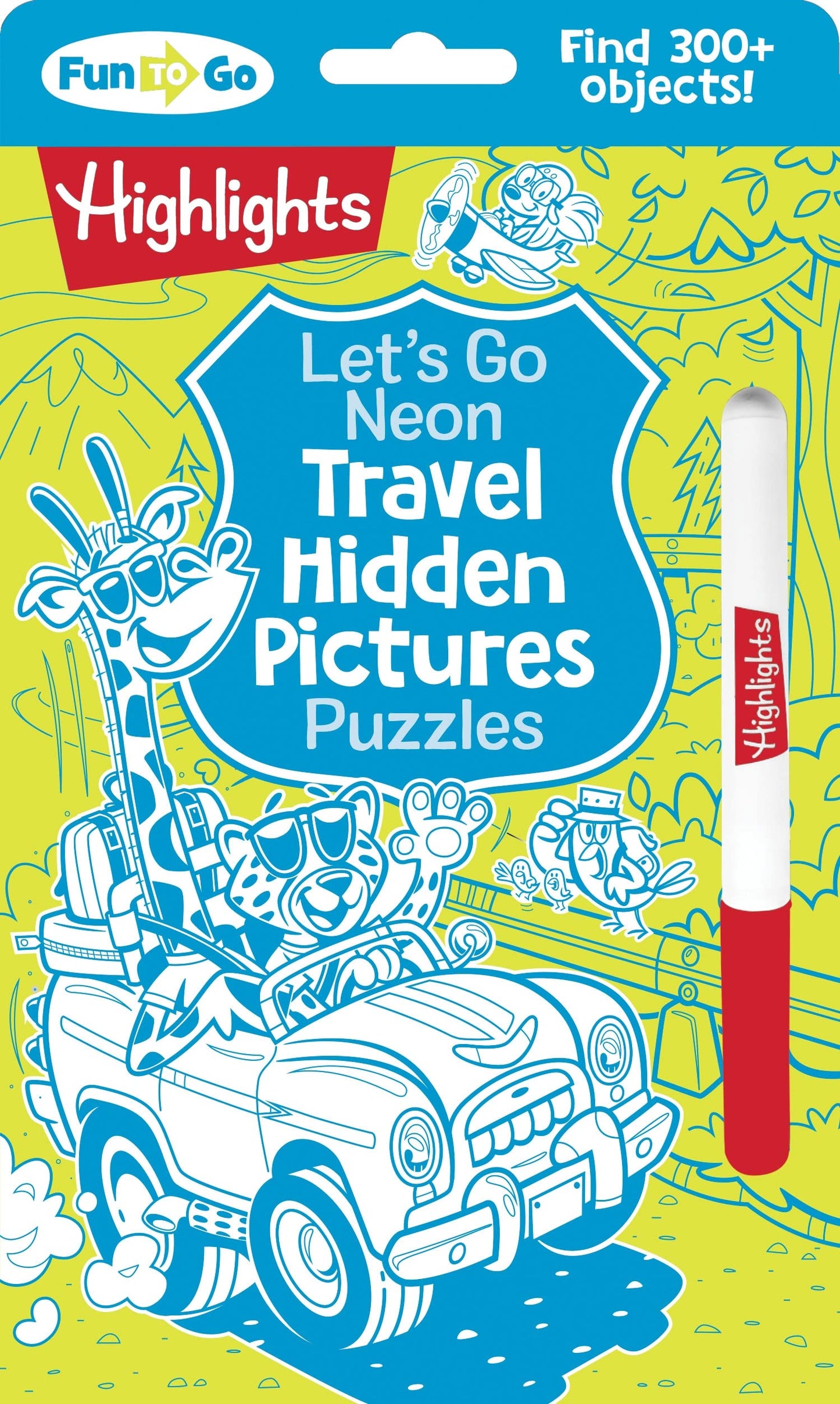 Let's Go Neon Travel Hidden Pictures Puzzles (Highlights Fun to Go)