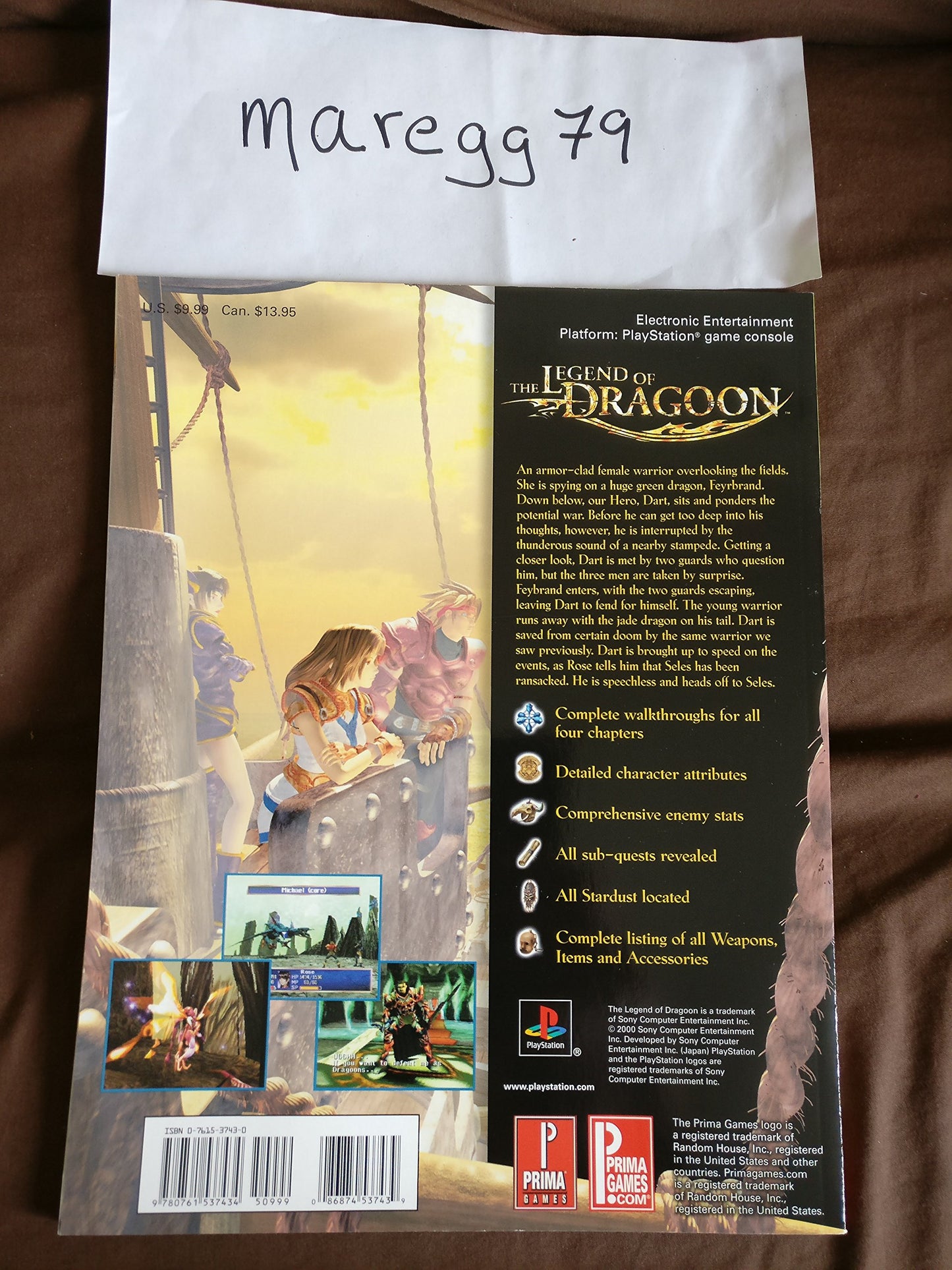 Legend of Dragoon-Greatest Hits: Prima's Official Strategy Guide